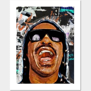 Stevie wonder pop art Posters and Art